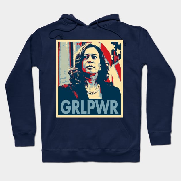 Kamala Harris GRLPWR Hoodie by skittlemypony